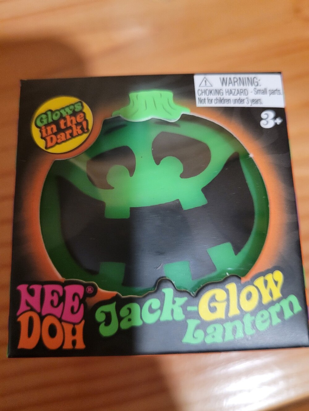 Needoh Jack-Glow Lantern - Green Glow-in-the-Dark Kids Toy